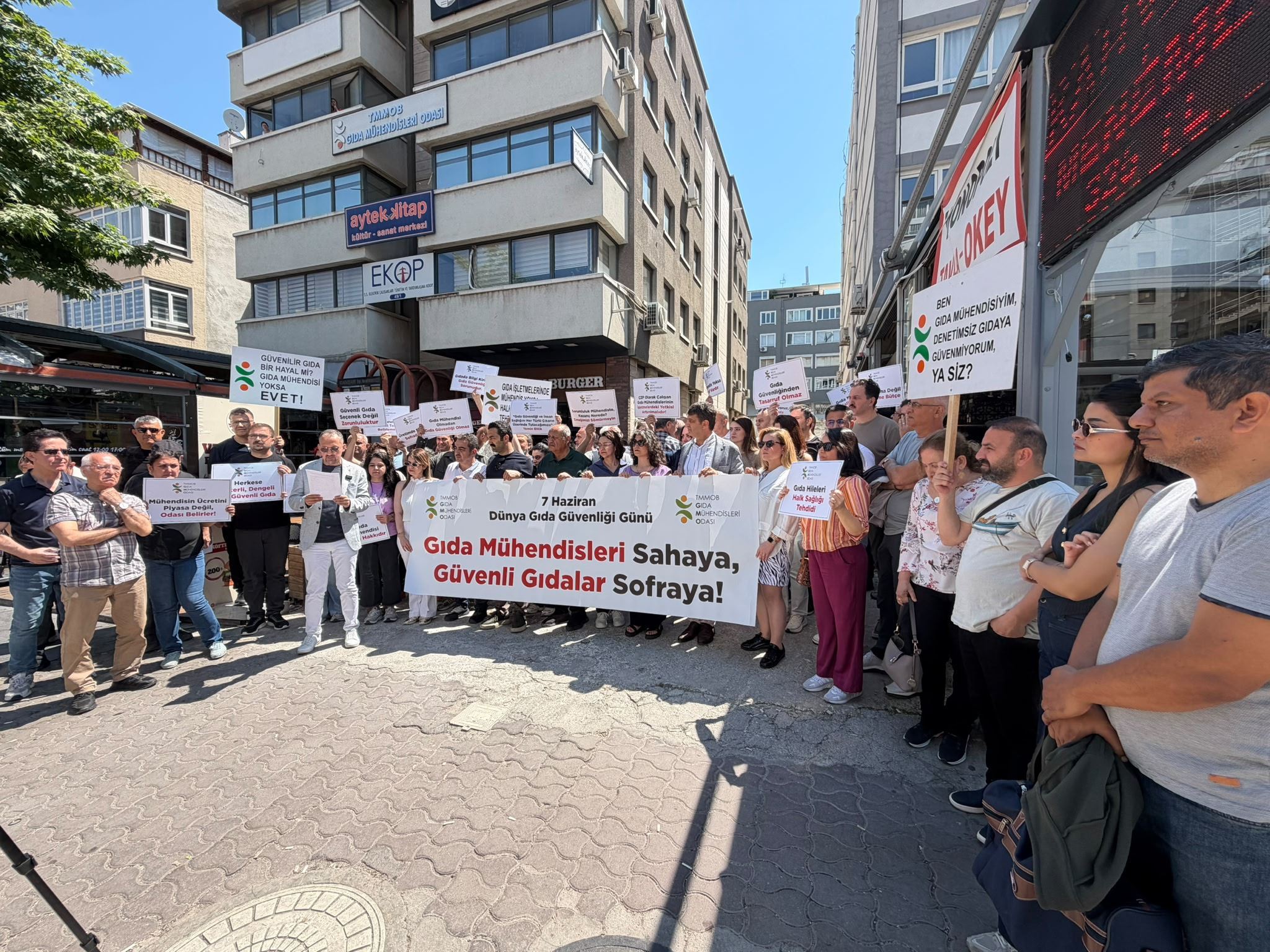 📢 BASIN AÇIKLAMASI / 7 HAZİRAN DÜNYA GIDA GÜVENLİĞİ GÜNÜ BASIN AÇIKLAMASI “Gıda Mühendisleri Sahaya, Güvenli Gıdalar Sofraya”