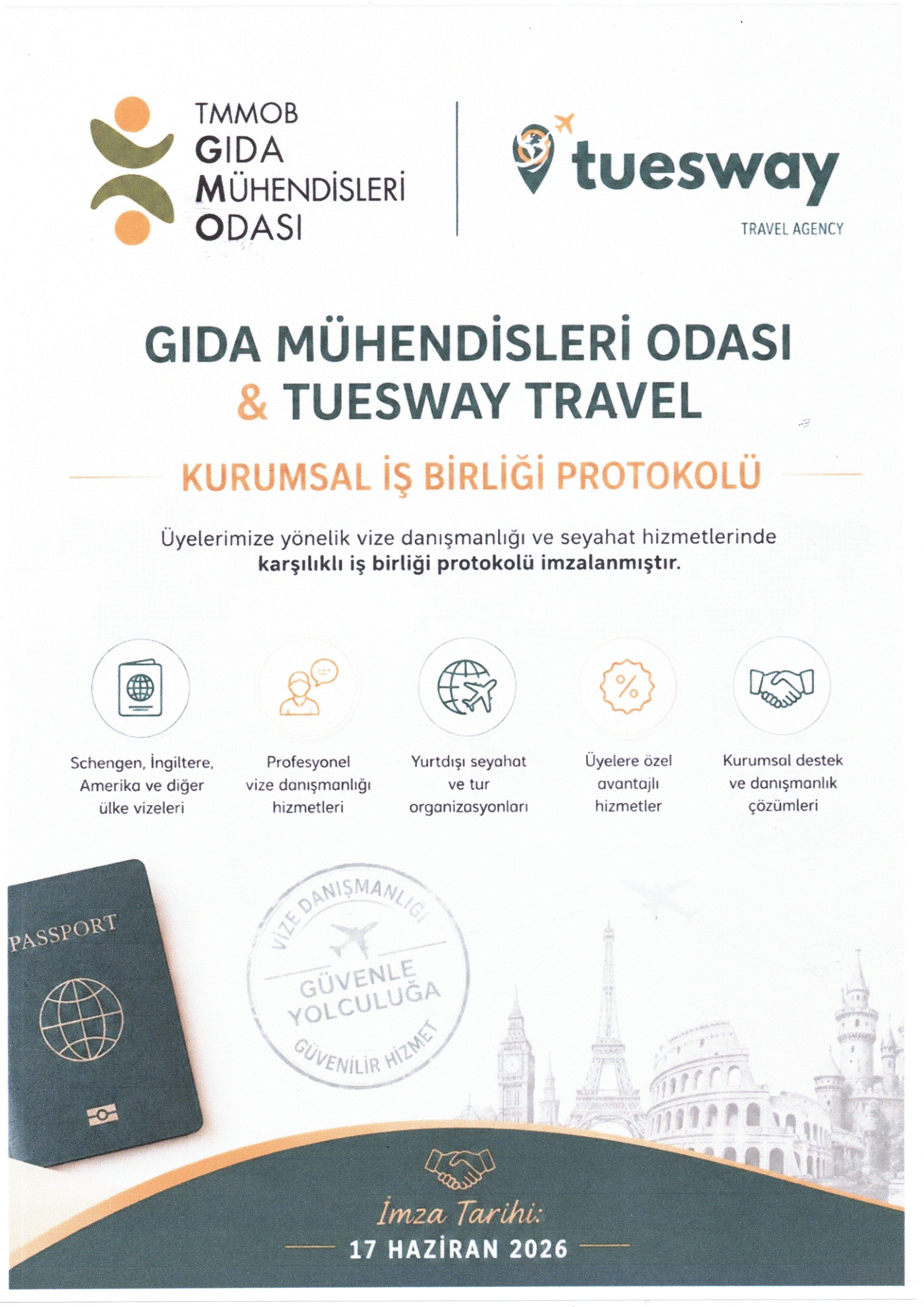 TUESWAY TRAVEL AGENCY İNDİRİM PROTOKOLÜ HK. 