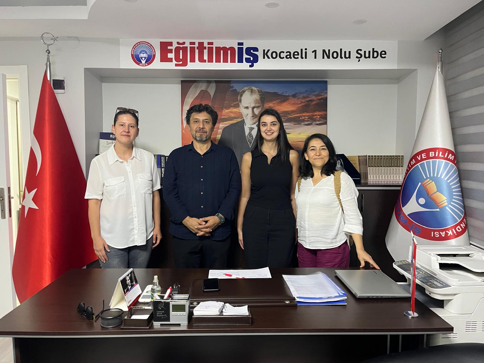 TMMOB Gıda Mühendisleri Odası Kocaeli Şube olarak Kocaeli Tabip Odası ile Birleşik Kamu-İş Konfederasyonu Kocaeli İl Temsilciliği'ni ziyaret gerçekleştirdik.