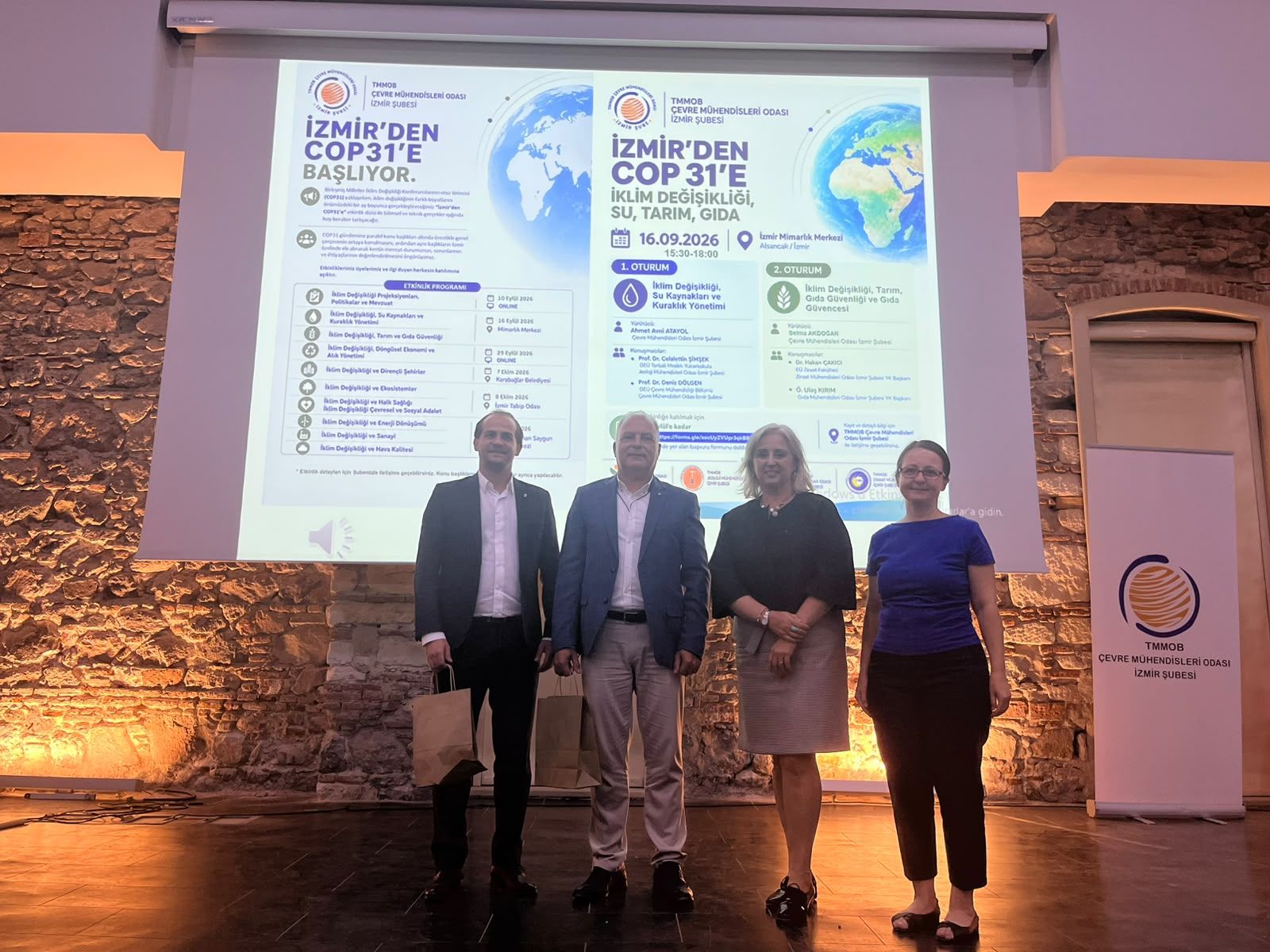 “İZMİR’DEN COP31’E” SEMİNER DİZİSİNE KATILDIK 