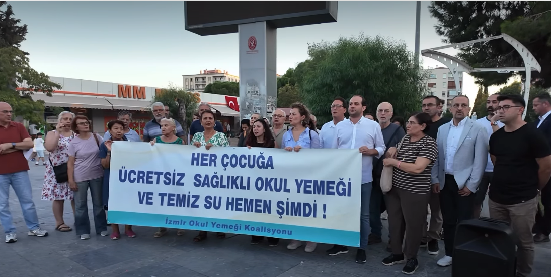 ÜCRETSİZ OKUL YEMEĞİ HAKTIR BASIN AÇIKLAMASI