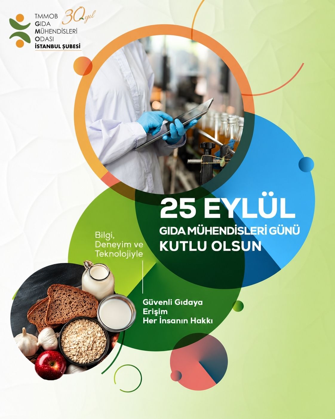 25 EYLÜL GIDA MÜHENDİSLERİ GÜNÜ KUTLU OLSUN
