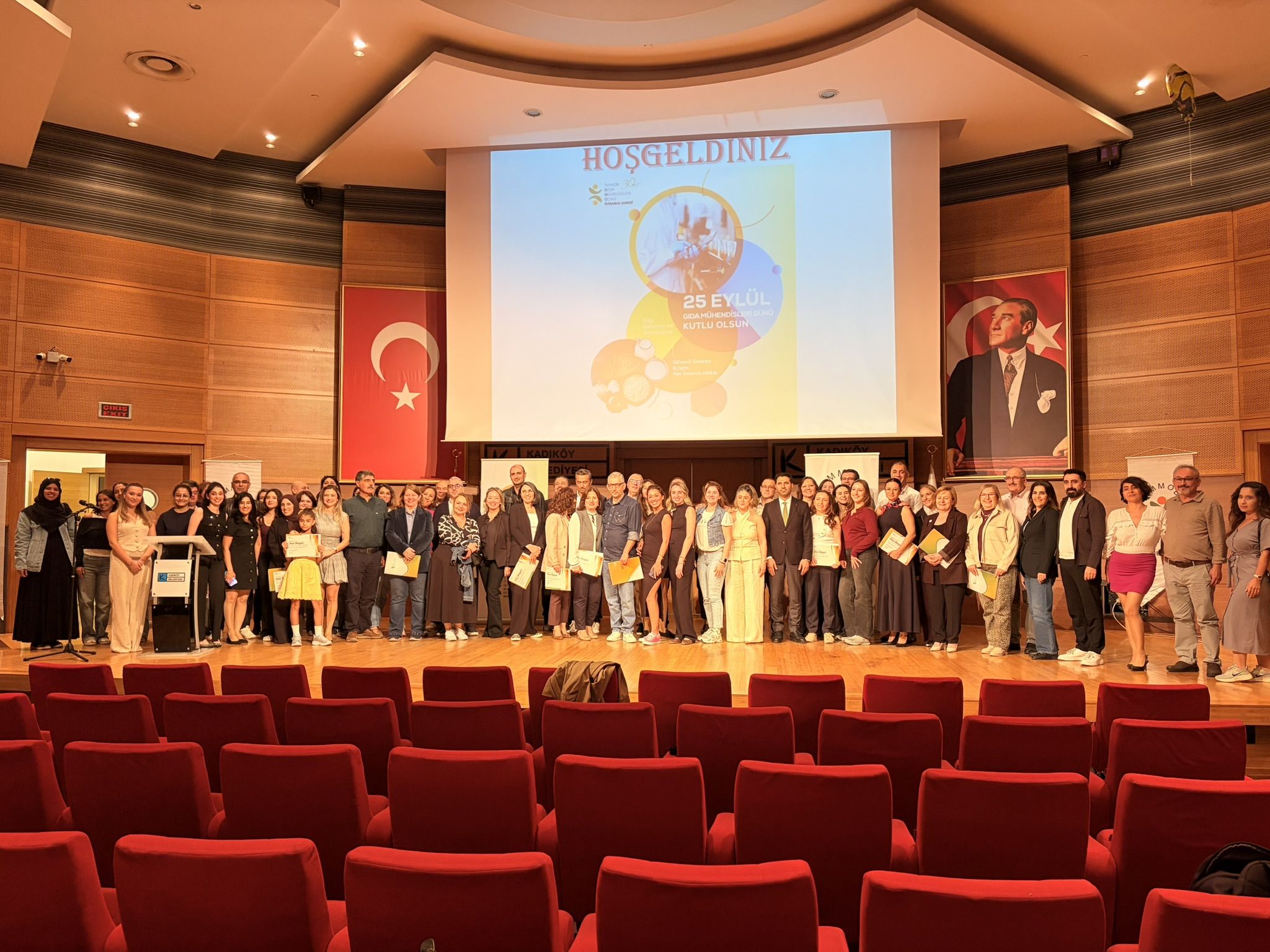 25 EYLÜL GIDA MÜHENDİSLERİ GÜNÜ VE MESLEKTE ONUR YILI ÖDÜL TÖRENİ ETKİNLİĞİMİZİ GERÇEKLEŞTİRDİK!