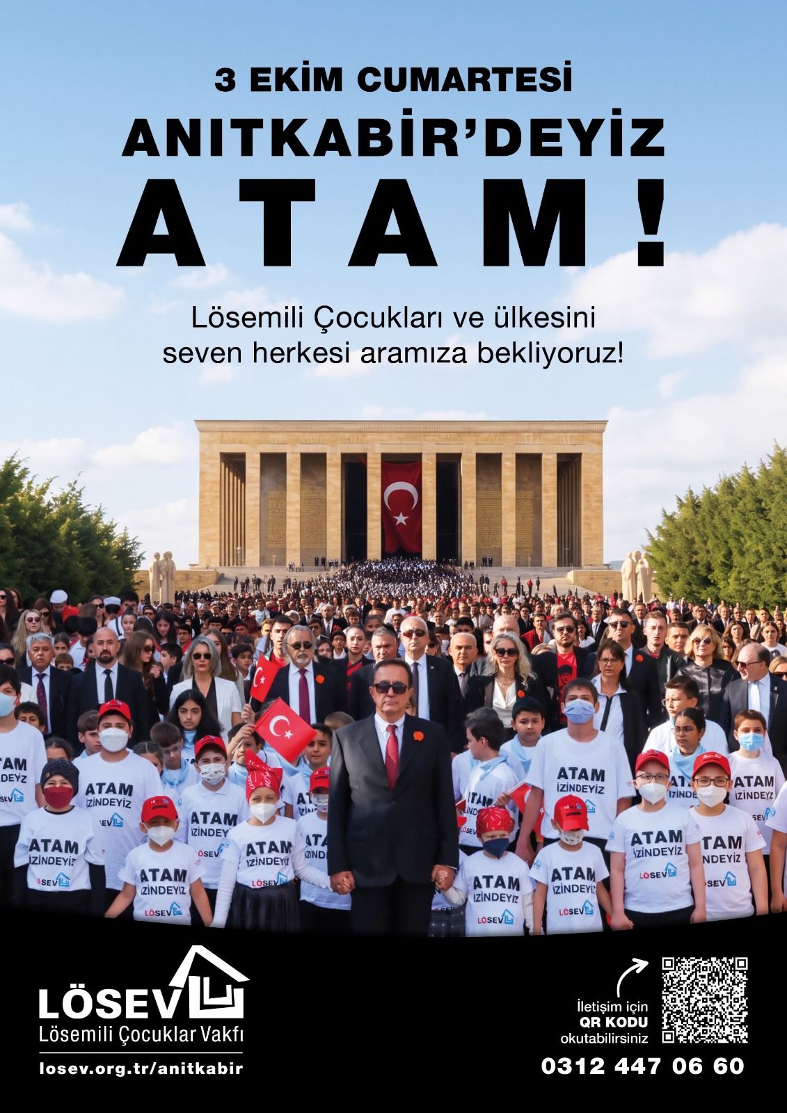 📢 LÖSEV’İN 3 EKİM ANITKABİR ZİYARETİNE DAVET