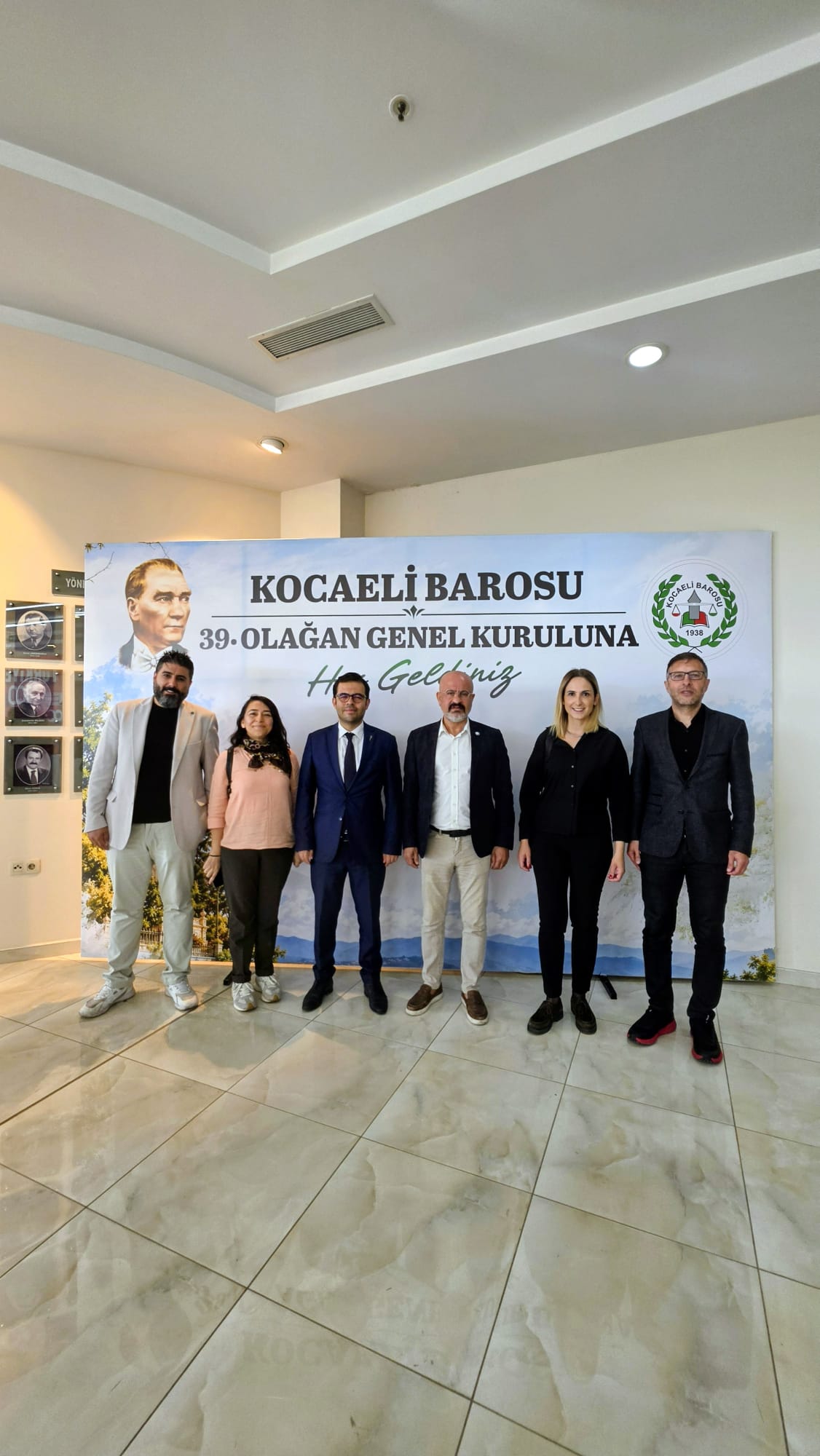 Kocaeli Barosu'nun 39'uncu Olağan Genel Kurulu'na katıldık. 