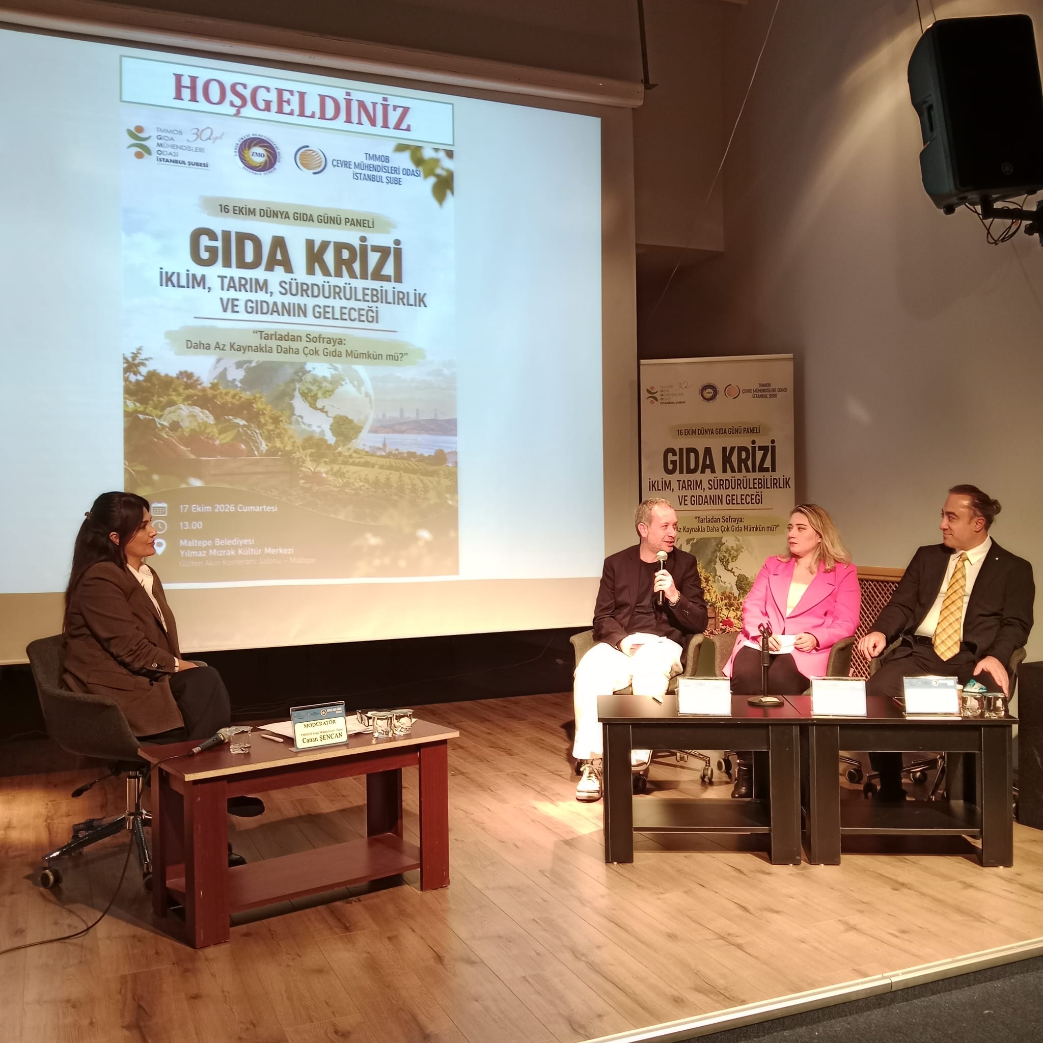 16 EKİM DÜNYA GIDA GÜNÜ KAPSAMINDA “GIDA KRİZİ: İKLİM, TARIM, SÜRDÜRÜLEBİLİRLİK VE GIDANIN GELECEĞİ” PANELİ GERÇEKLEŞTİRDİK