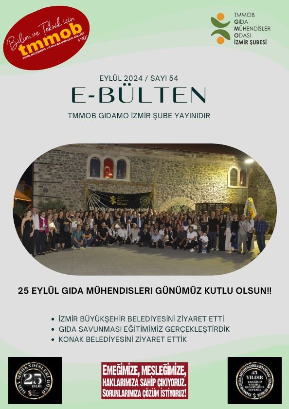 İZMİR ŞUBE e-BÜLTEN - Eylül 2024