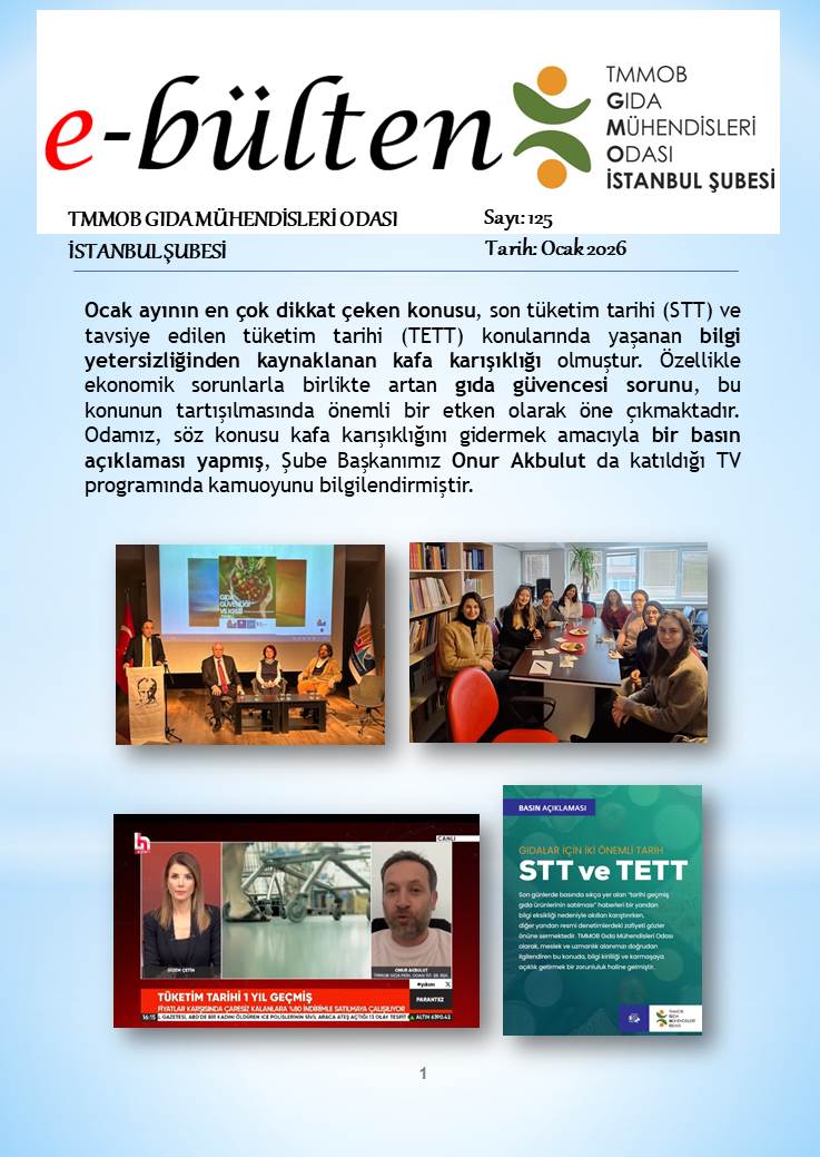 İSTANBUL ŞUBE e-BÜLTEN 125 2026