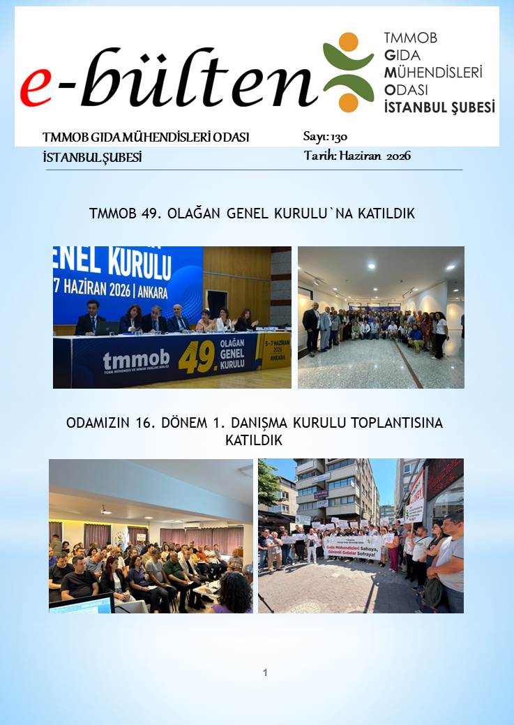 İSTANBUL ŞUBE e-BÜLTEN