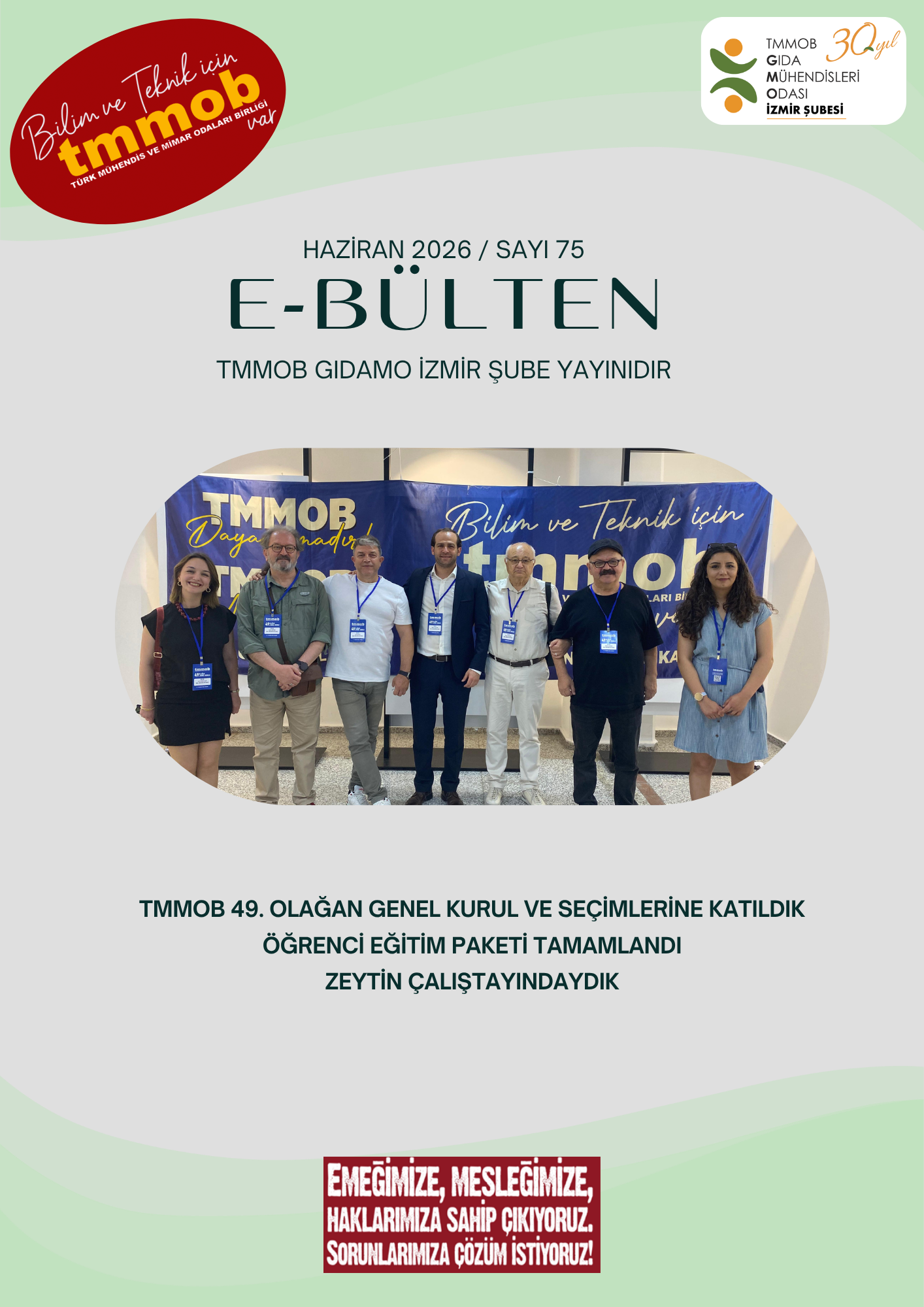 İZMİR ŞUBE e-BÜLTEN - Haziran 2026 75 09.07.2026