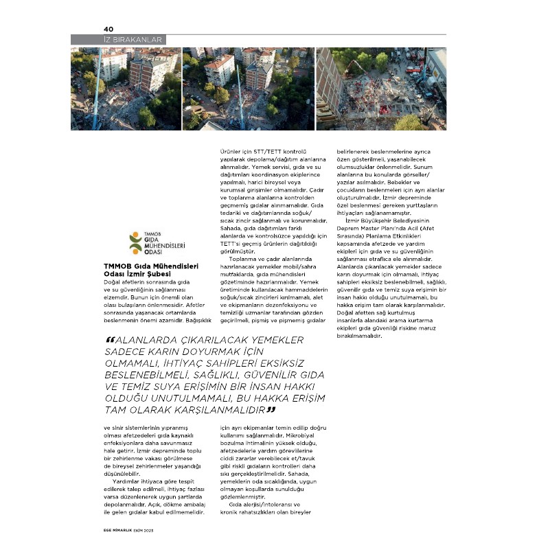 EGE MİMARLIK: 30 EKİM 2020 İZMİR DEPREMİ