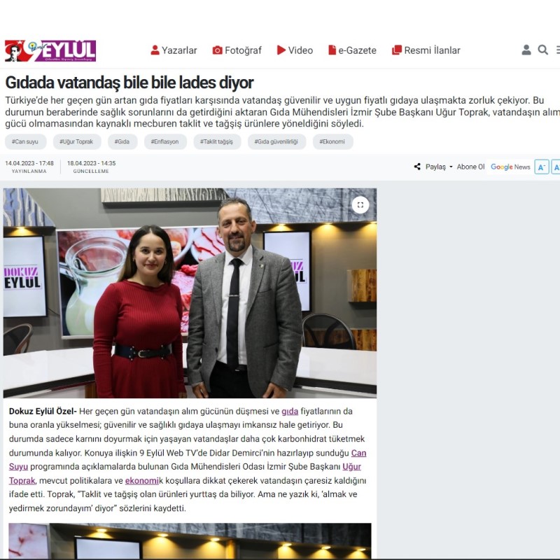 GIDADA VATANDAŞ BİLE BİLE LADES DİYOR