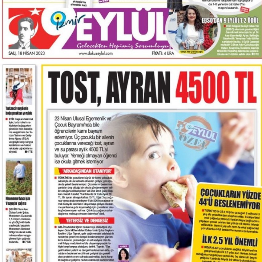 BESLENME ÇANTASI BOŞSA ÇOCUKLAR OKULA GİDEMİYOR