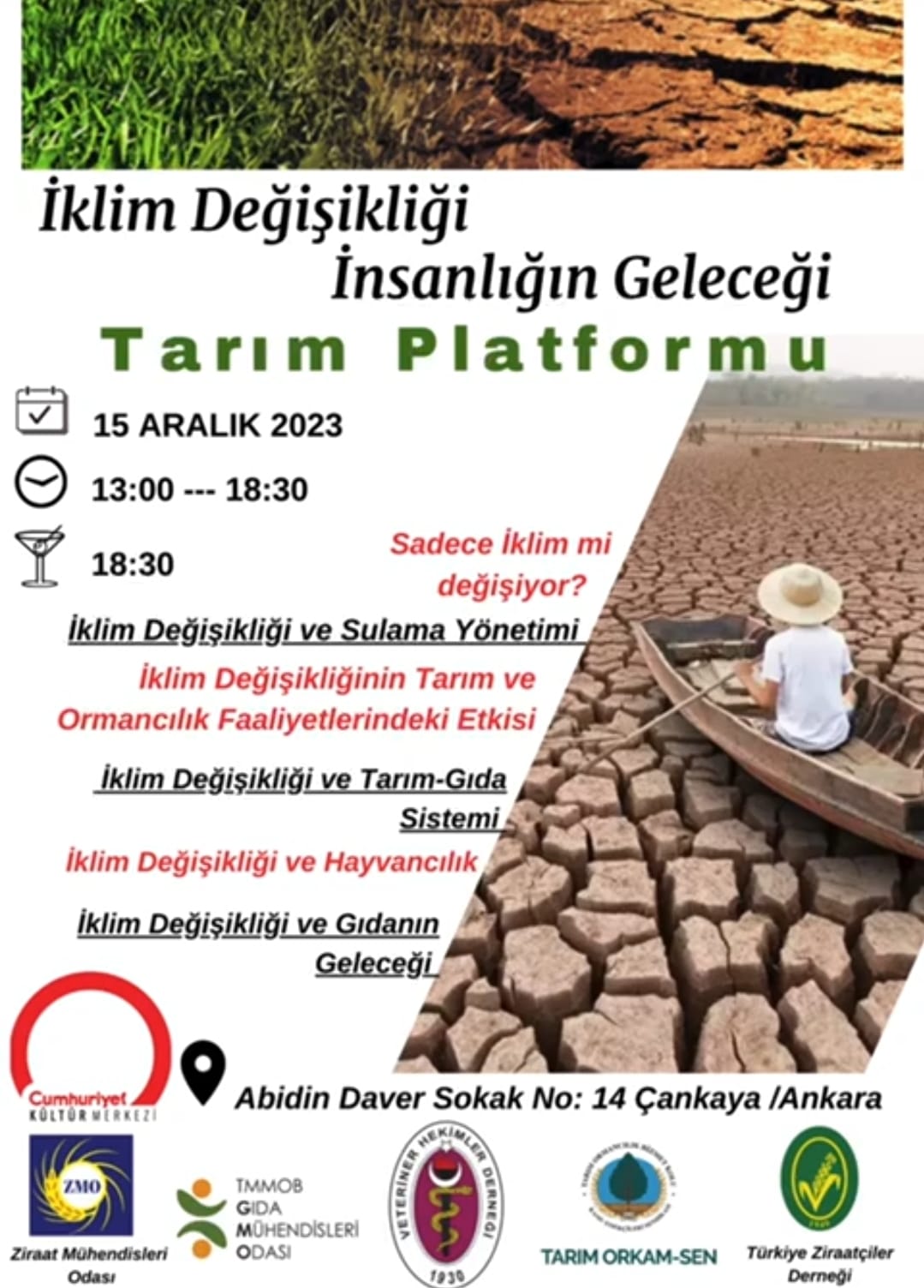 Tarım Platformu Sempozyumuna katılım sağladık.