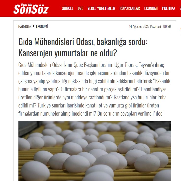 KANSEROJEN YUMURTA İNCELEMESİNE NE OLDU?: BASINA YANSIYANLAR