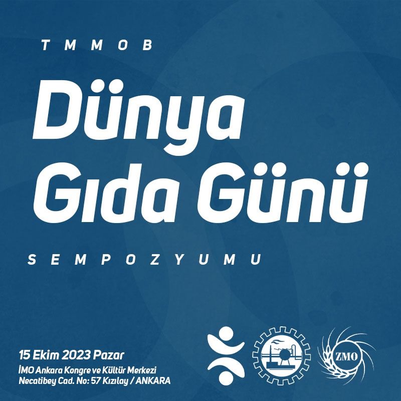 DÜNYA GIDA GÜNÜ SEMPOZYUMUNU GERÇEKLEŞTİRDİK