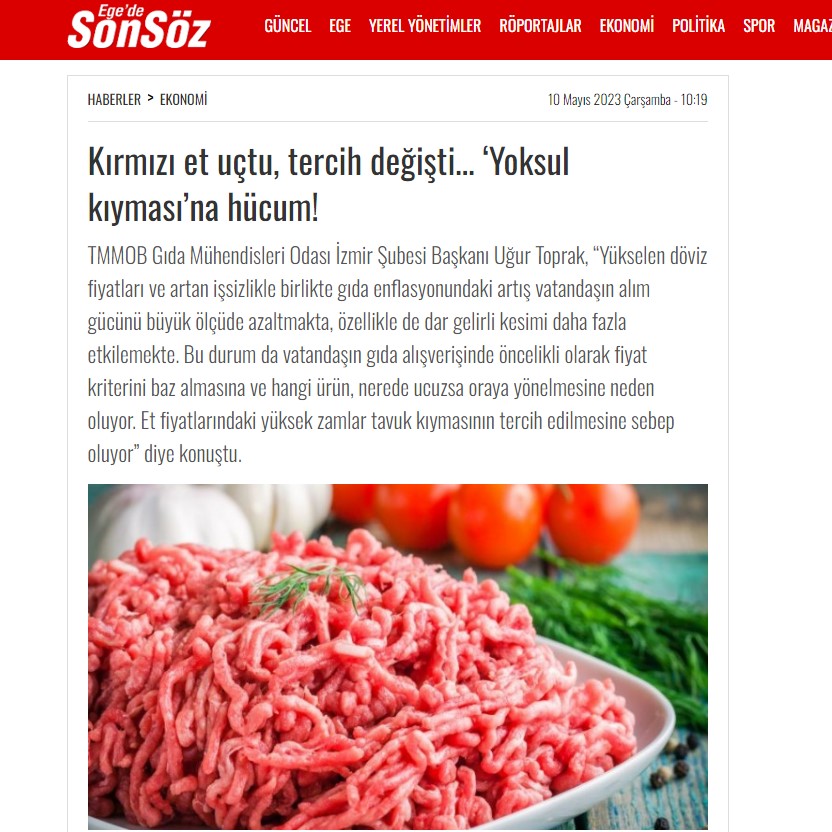 EGE'DE SONSÖZ: KIRMIZI ET UÇTU, TERCİH DEĞİŞTİ... 'YOKSUL KIYMASI'NA HÜCUM!