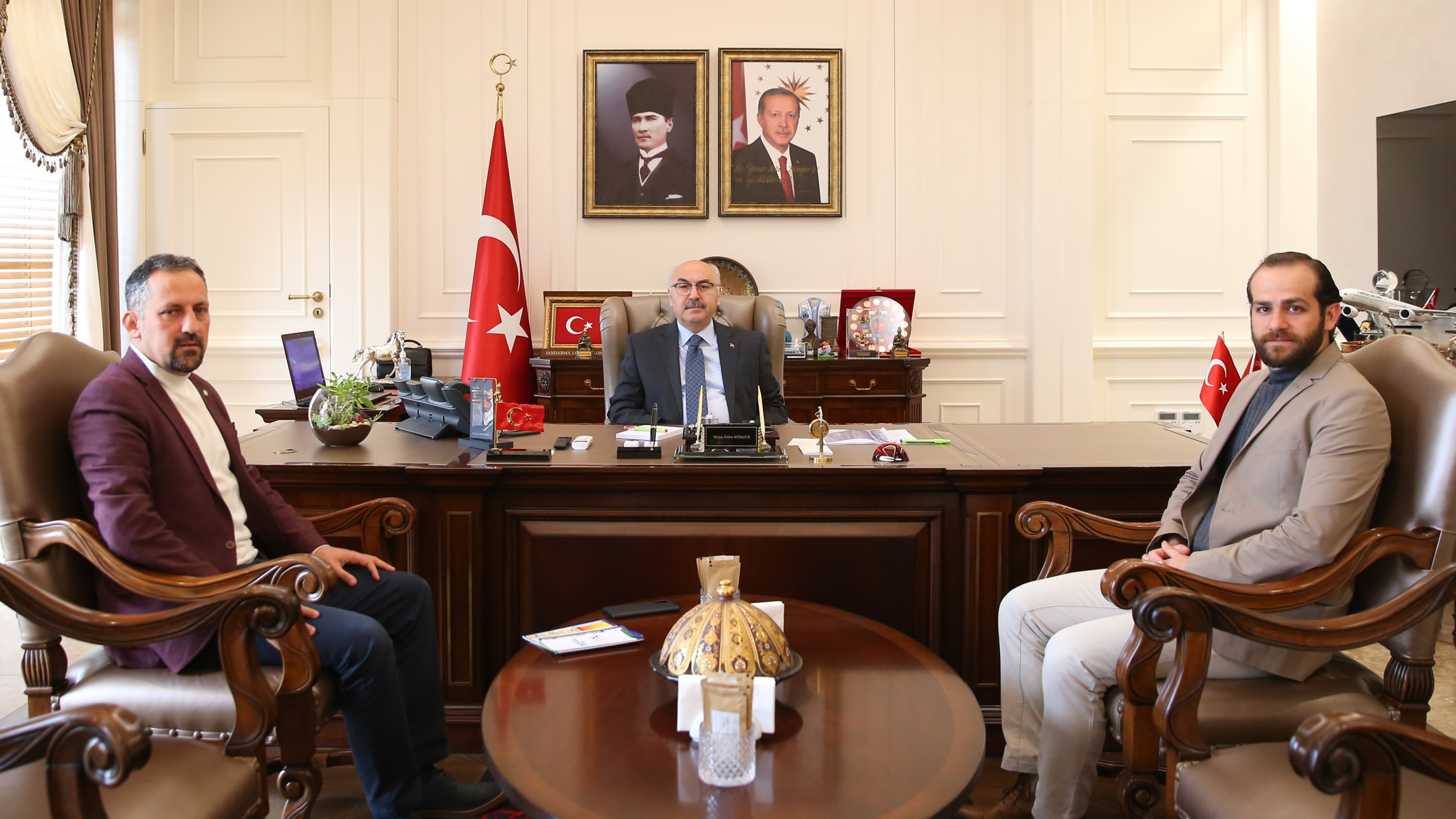 İZMİR VALİSİ YAVUZ SELİM KÖŞGER'İ ZİYARET ETTİK