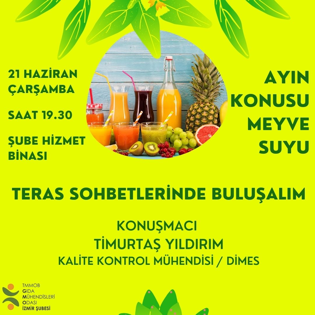 TERAS SOHBETLERİNDE BULUŞALIM!