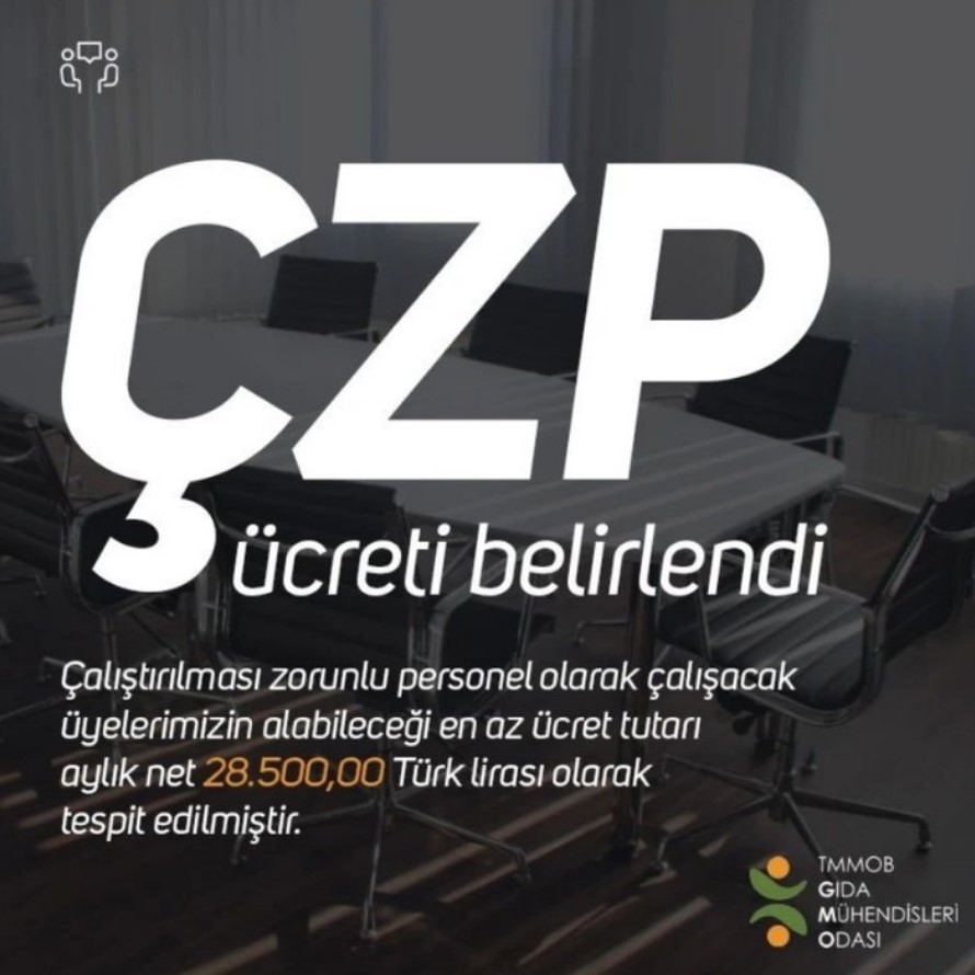 ÇZP ÜCRETİ BELİRLENDİ