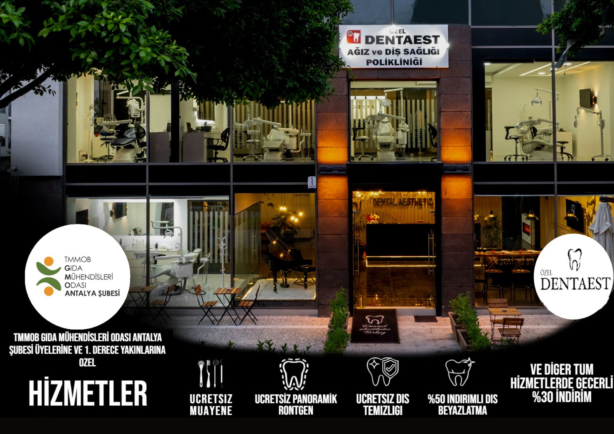 DENTAEST AĞIZ VE DİŞ SAĞLIĞI POLİKLİNİĞİ İNDİRİM PROTOKOLÜ HK. 