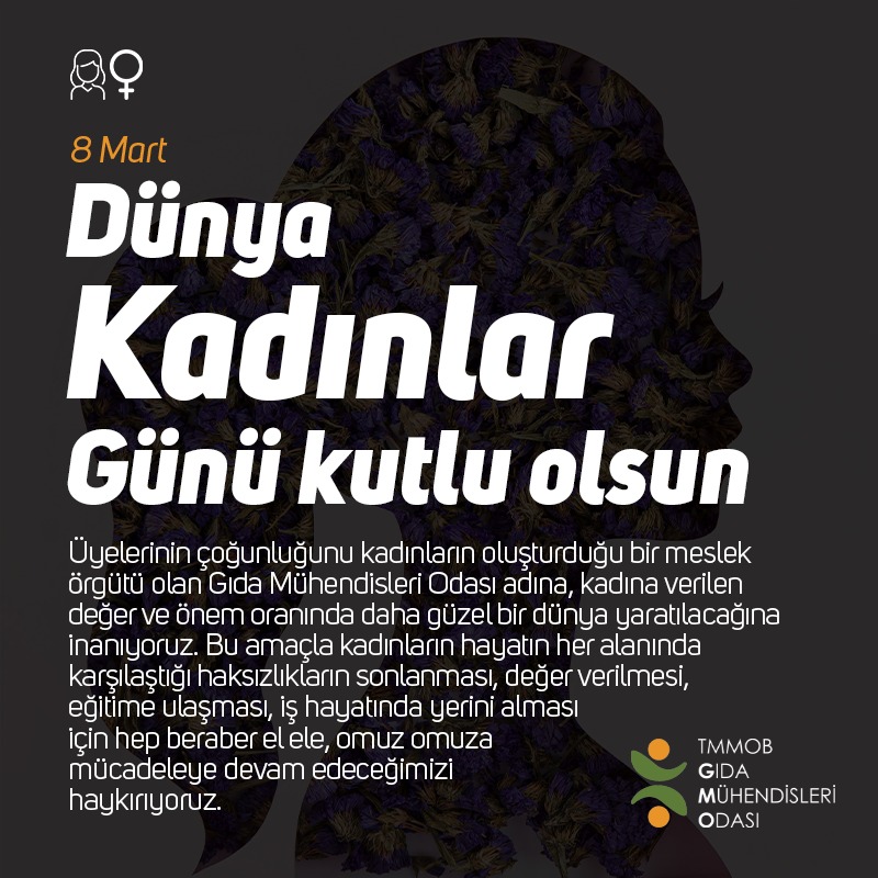 8 MART DÜNYA KADINLAR GÜNÜ KUTLU OLSUN