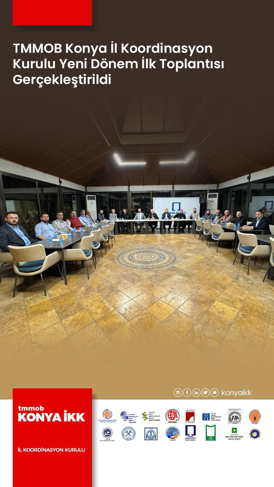 TMMOB KONYA İKK TOPLANTISINA KATILIM SAĞLANDI
