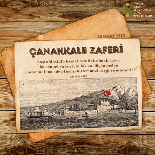 18 MART ÇANAKKALE ZAFERİ KUTLU OLSUN!