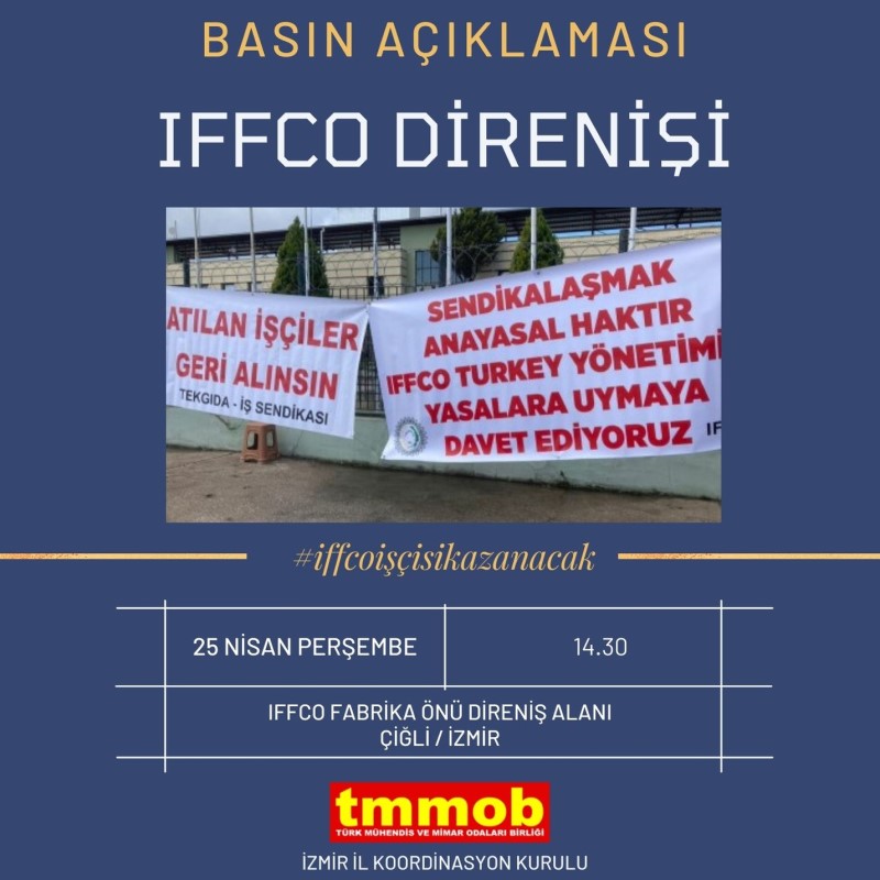 BASIN AÇIKLAMASI - IFFCO DİRENİŞİ