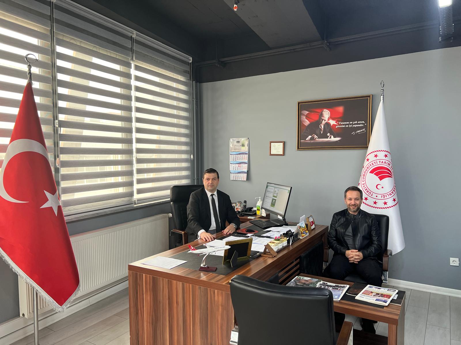 İSTANBUL BAYRAMPAŞA İLÇE TARIM VE ORMAN MÜDÜRÜ BÜLENT ÇALIŞKAN’I MAKAMINDA ZİYARET ETTİK!