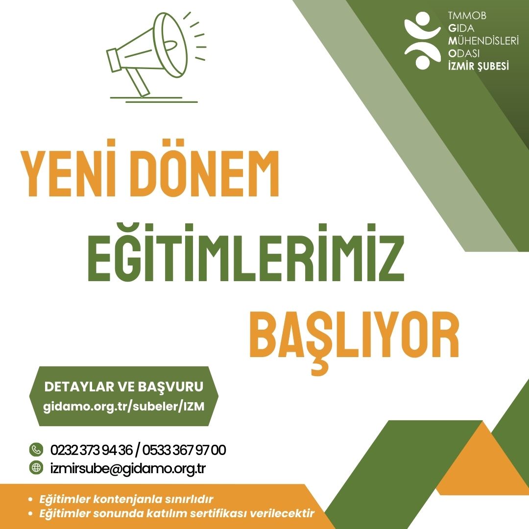 YENİ DÖNEM EĞİTİMLERİMİZ BAŞLIYOR