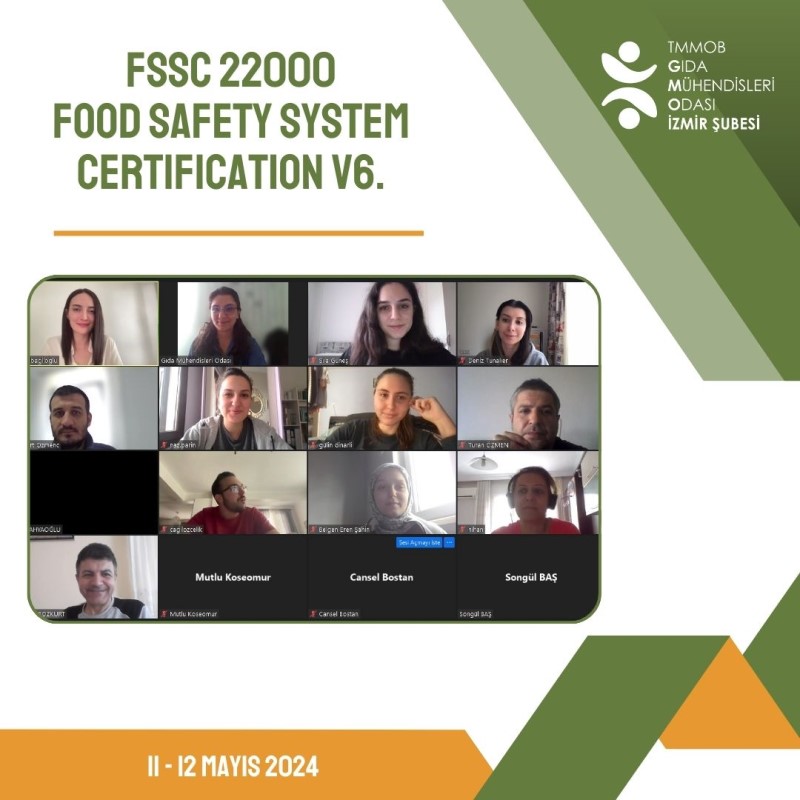 FSSC 22000 V6. EĞİTİMİMİZİ GERÇEKLEŞTİRDİK