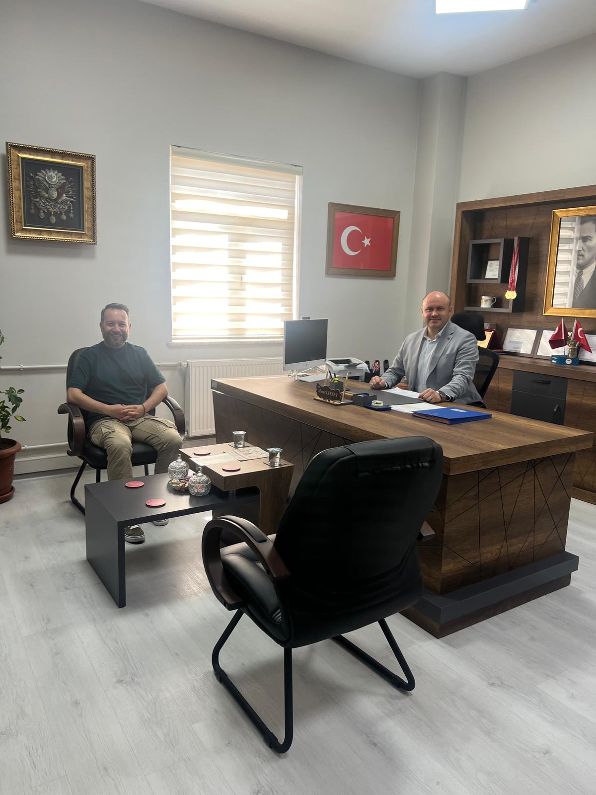 İSTANBUL BAHÇELİEVLER İLÇE TARIM VE ORMAN MÜDÜRÜ MURAT LEVENT’İ MAKAMINDA ZİYARET ETTİK!