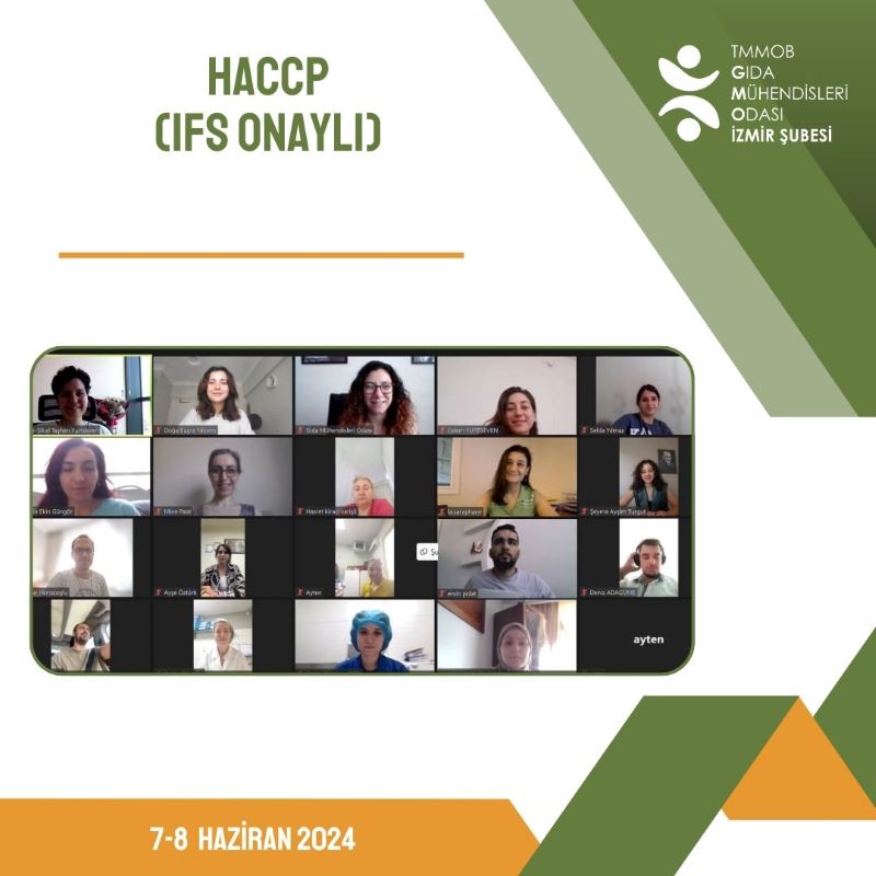 HACCP EĞİTİMİMİZİ GERÇEKLEŞTİRDİK