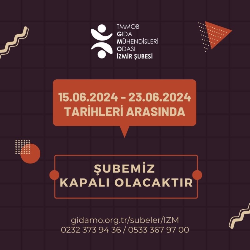 ŞUBE ÇALIŞMA TAKVİMİ 📢