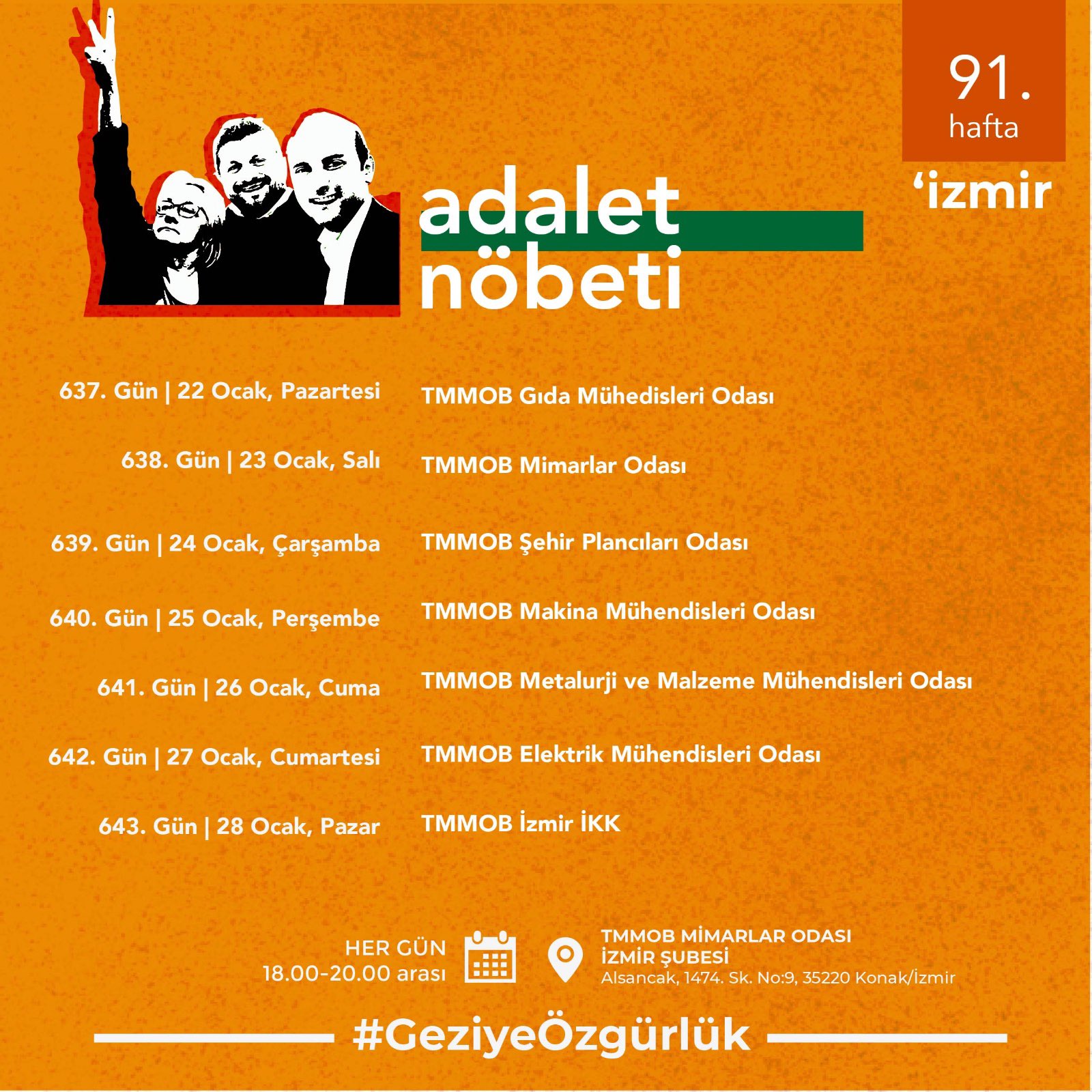 ADALET NÖBETİ 637. GÜN