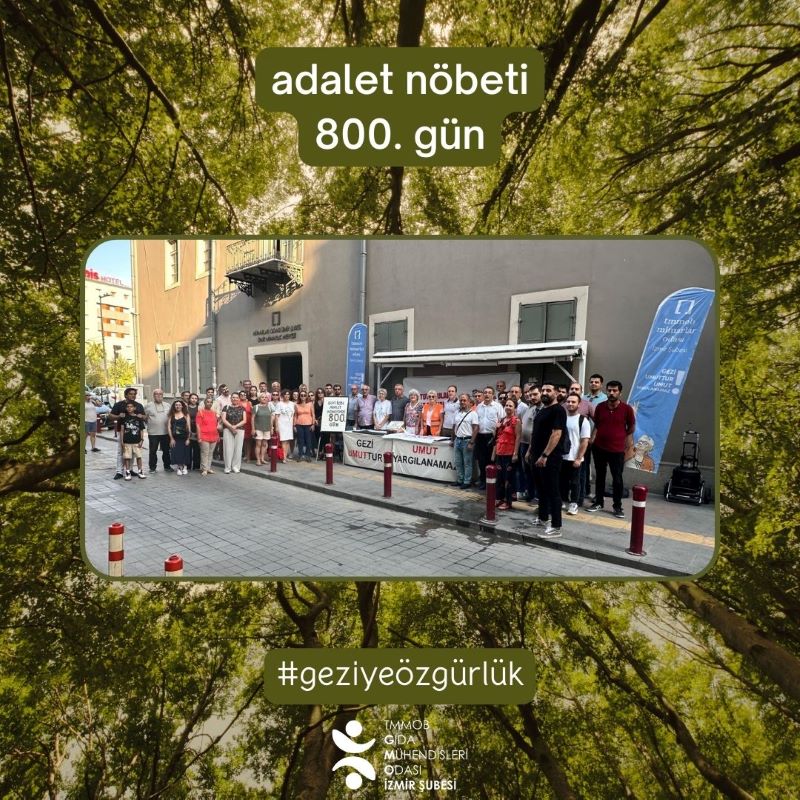 ADALET NÖBETİNDE 800. GÜN