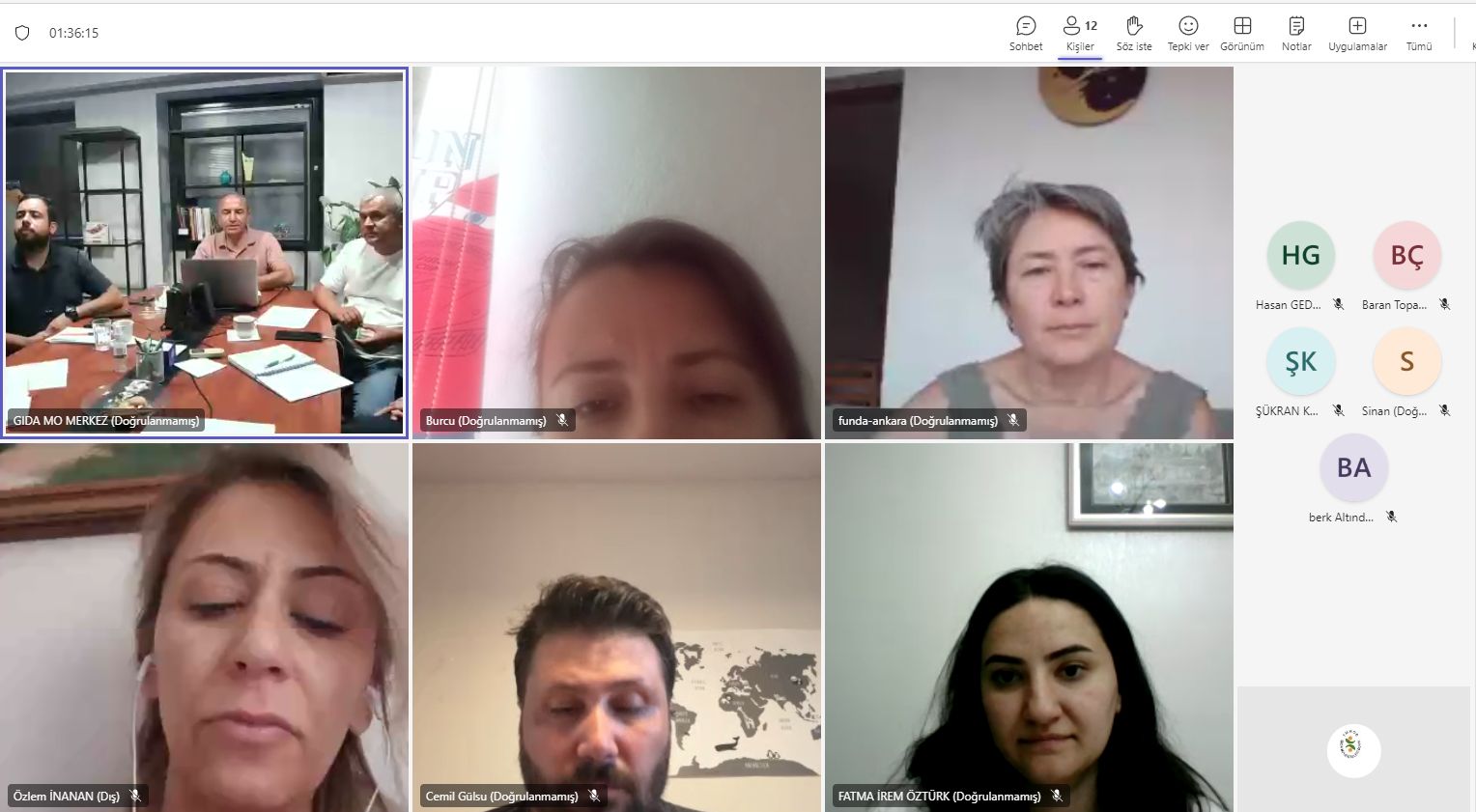BİRİMLERİMİZİN BULUNMADIĞI İLLERDEKİ ÜYELERİMİZLE ONLINE TOPLANTIDA BİR ARAYA GELDİK