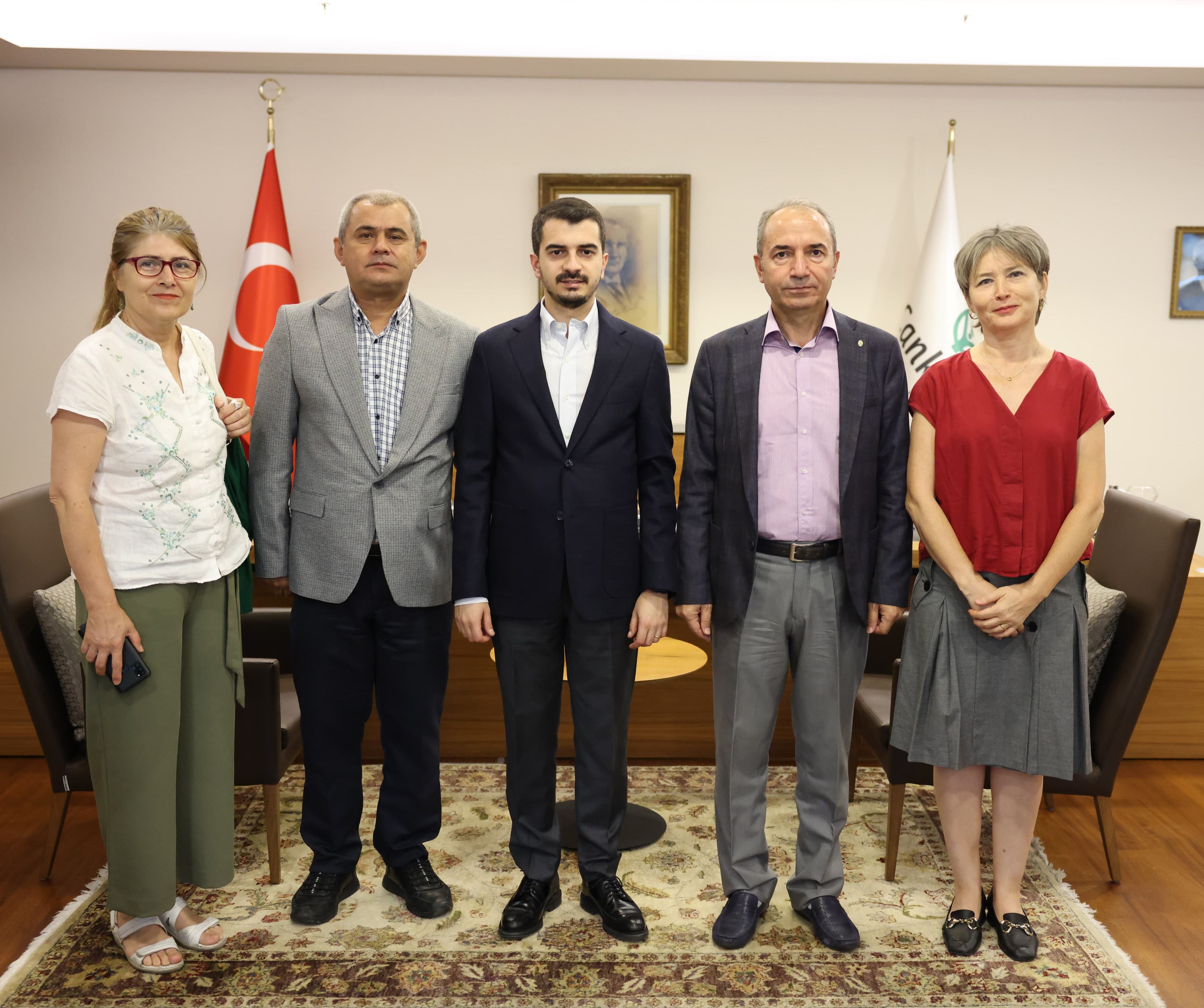 Çankaya Belediye Başkanını Ziyaret Ettik.