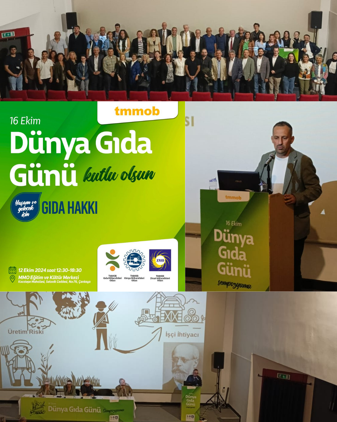 Dünya Gıda Günü Sempozyumunu Gerçekleştirdik.