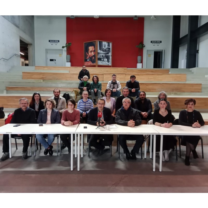 KENT SEMPOZYUMU SONUÇ BİLDİRGESİ BASIN AÇIKLAMASINA KATILDIK