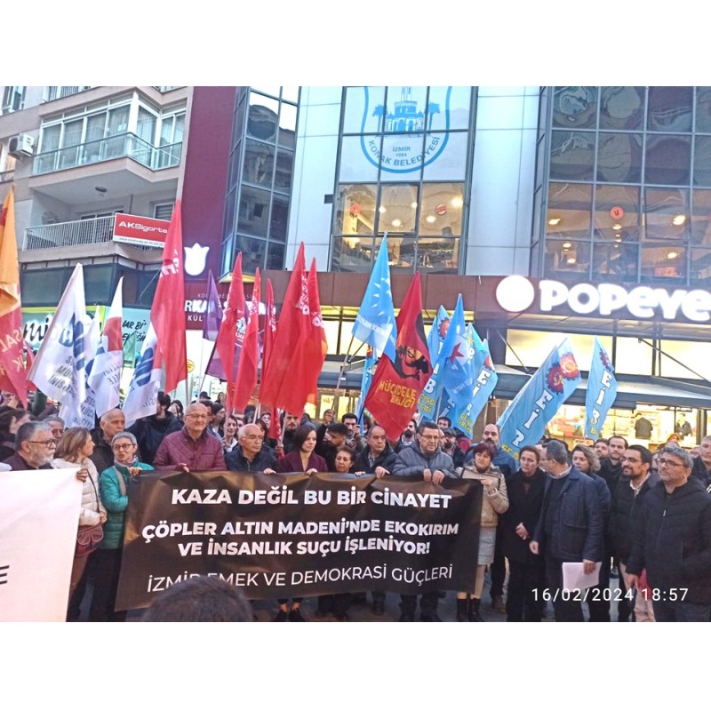 ÇÖPLER ALTIN MADENİ BASIN AÇIKLAMASINA KATILDIK
