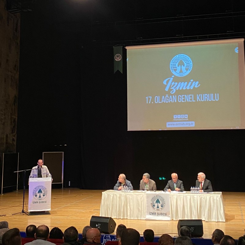 TMMOB ORMAN MÜHENDİSLERİ ODASI İZMİR ŞUBESİ GENEL KURULUNA KATILDIK