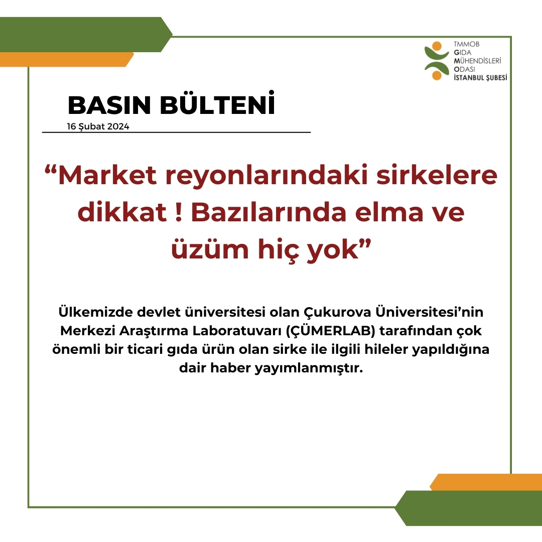 MARKET REYONLARINDAKİ SİRKELERE DİKKAT! BAZILARINDA ELMA VE ÜZÜM HİÇ YOK KONULU BASIN AÇIKLAMAMIZ BASINDA YER ALDI!