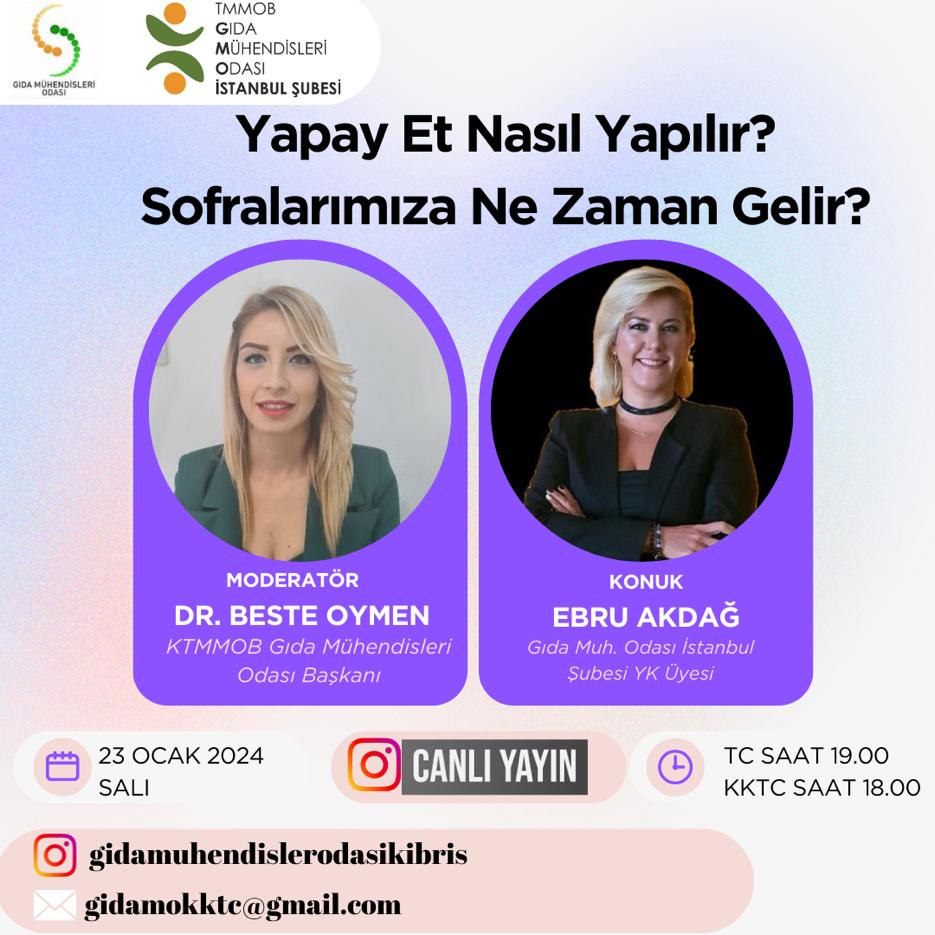 📢 YAPAY ET NASIL YAPILIR? SOFRAMIZA NE ZAMAN GELİR? SÖYLEŞİ DUYURUSU