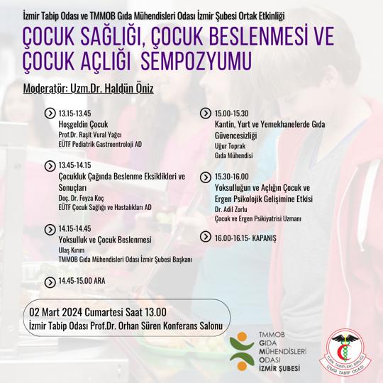 ÇOCUK SAĞLIĞI, ÇOCUK BESLENMESİ VE ÇOCUK AÇLIĞI SEMPOZYUMU