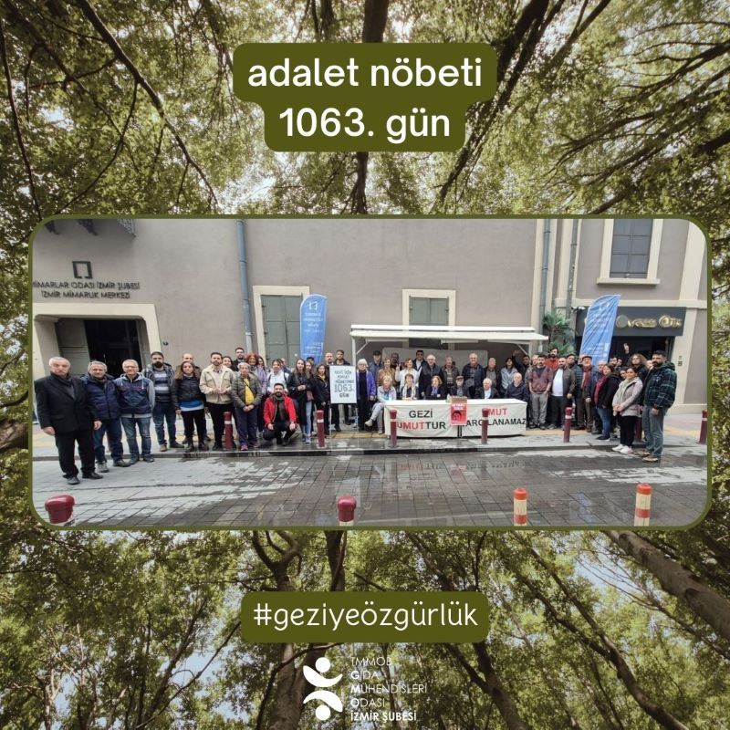 ADALET NÖBETİNDE 1063. GÜN
