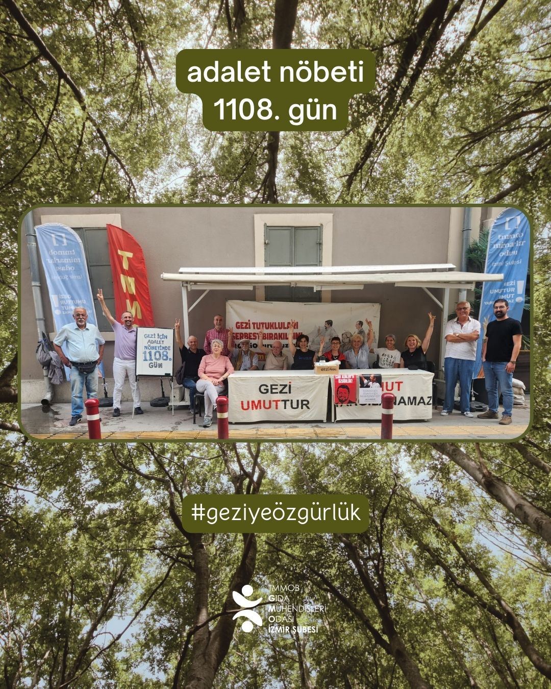 ADALET NÖBETİNDE 1108. GÜN