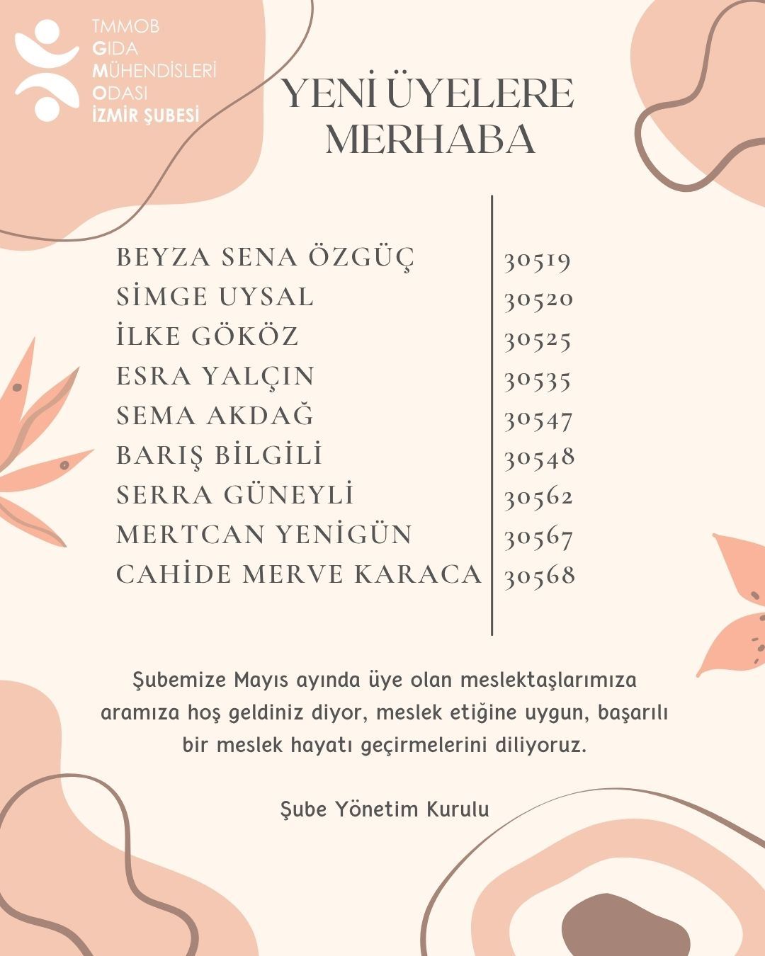 YENI ÜYELERE MERHABA