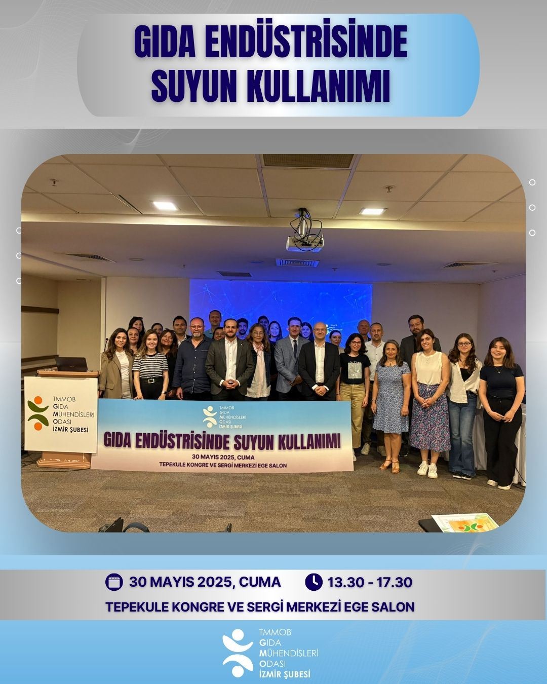 "GIDA ENDÜSTRİSİNDE SUYUN KULLANIMI"NI KONUŞTUK